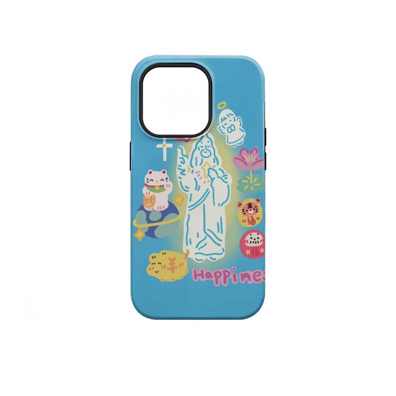 2-in-1 Super Stoßfeste Handyhülle Für iPhone 17 Pro Max 16 Pro 15 Plus 14 13 mini 12 11 16E 17 Air Vollständig Abgedeckt Modische Hülle