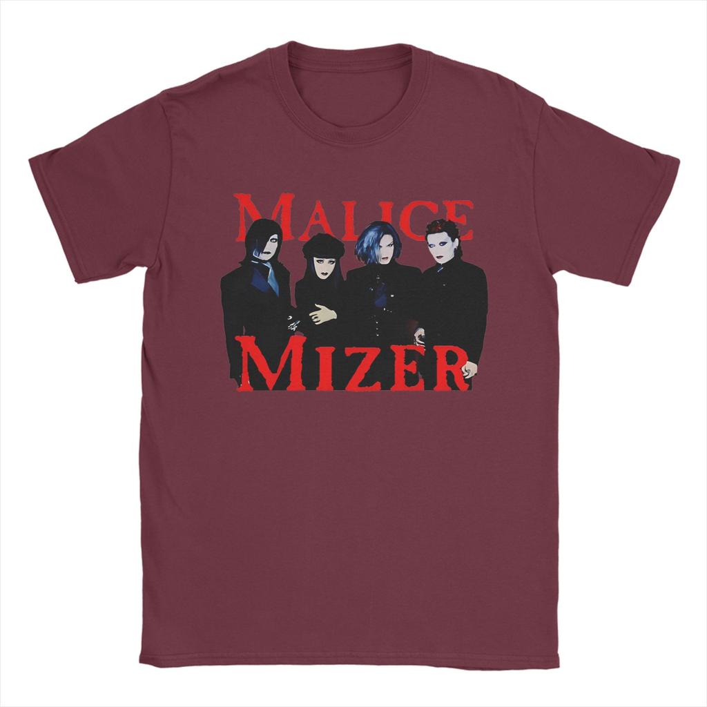 Funny Rare MALICE MIZER TShirts Men O Neck 100 Cotton T Shirts Short Sleeve Tees Classic Clothes