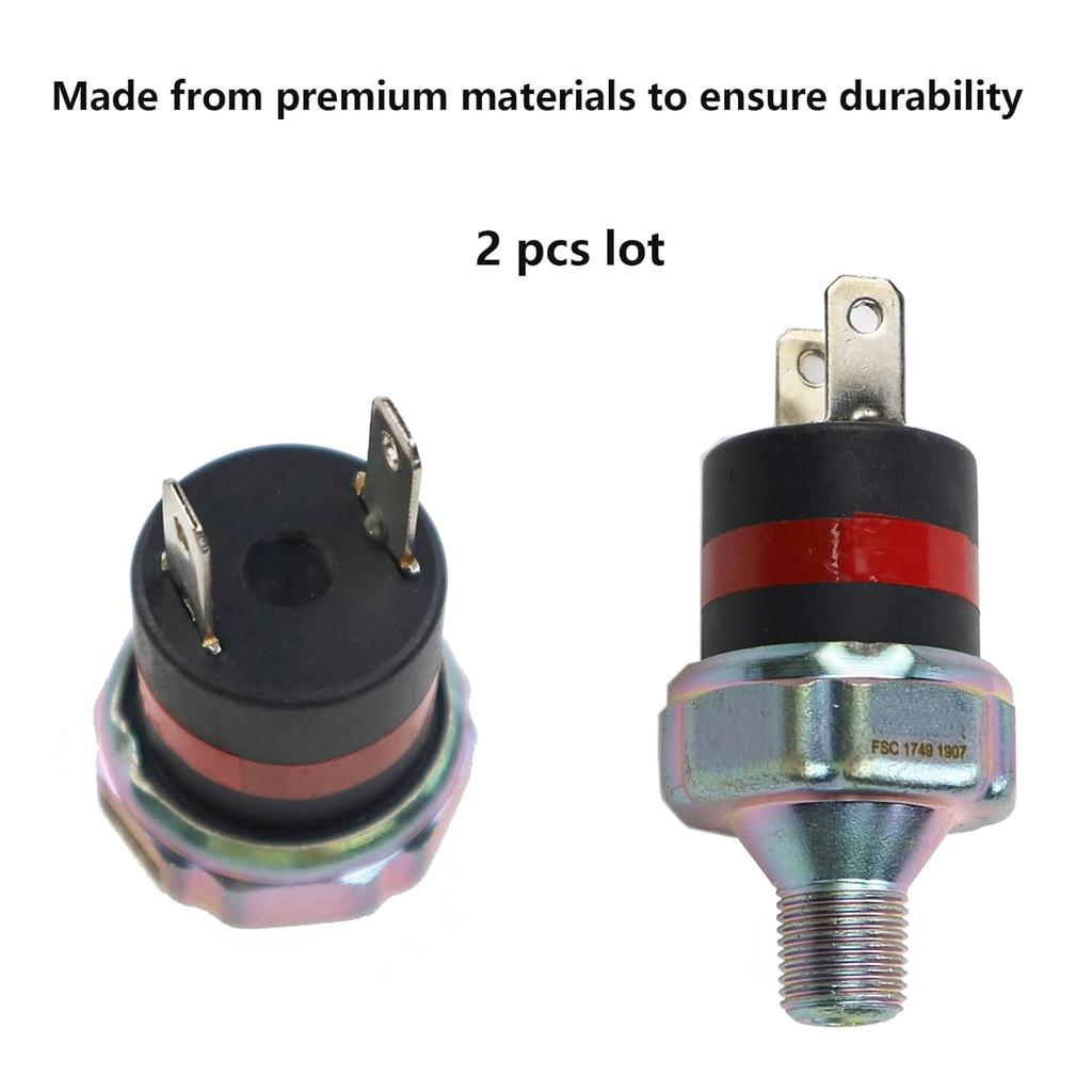FSC17491907 Normally Open Low Air Pressure Indicator Switch 65-75 PSI Fits Freightliner Century Columbia Various Cross 577.46606 1749-1907