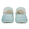 Crocs Crush Clog Nine Bureau Manufacturing Anne Forest Decorative Buckle Comfort Beach Hole Shoes Unisex Same Green and White