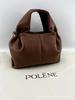 Women's New Niche Bag Polene Cloud Genuine Leather High-quality Casual Handbag Fashionable Light Luxury Crossbody