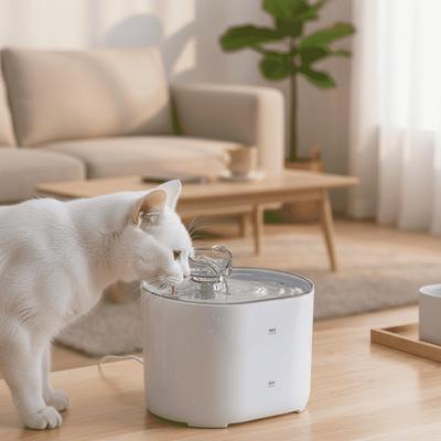 Automatische Trinkbrunnen für Katzen mit Filtersystem
