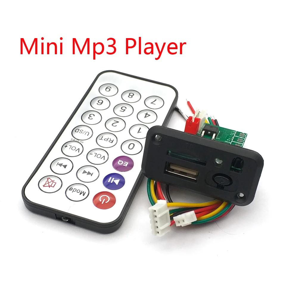 Mini 12V MP3 Audio Decoder Board Verlustfreie Dekodierung MP3 Player Stereo Zweikanal Audioausgang Unterstützt TF Karte U Disk