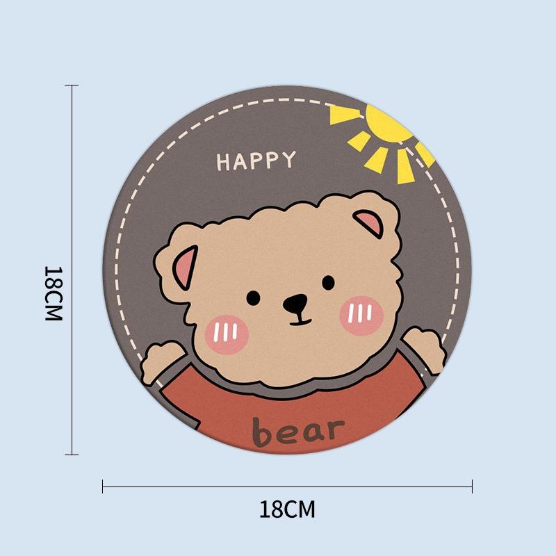 Household Upholstery Diatom Mud Cup Mat Ironing Place Mat Toiletries Mat Heat Absorbent Cup Mat