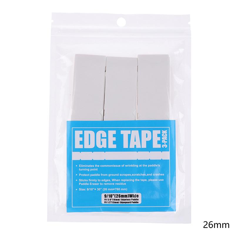 3Pcs Pickleball Racket Edge Sticker Paddle Head Edge Tape Sticker Reduce Impact And Friction Prevention Frame Protective Tape
