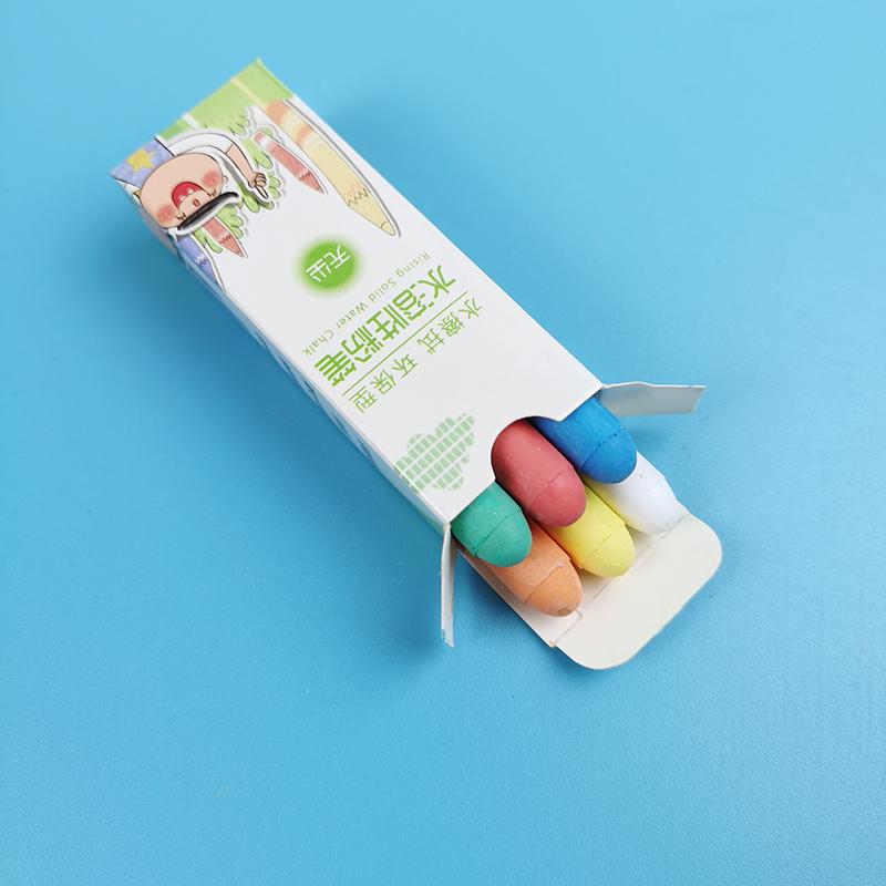 

Washable, Vivid Water-Soluble Chalk: Dust-Free, Colorful, Erasable, with Clip for Teachers and Kids
