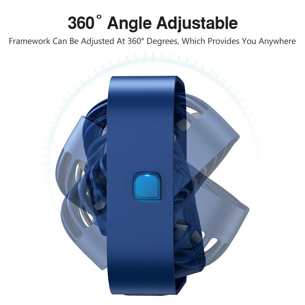 

Mini Portable Fan Table USB Ventilation Fan Office Dormitory Desktop Ultra-Quiet 3-Speed High Wind Fans for Room Home Camping