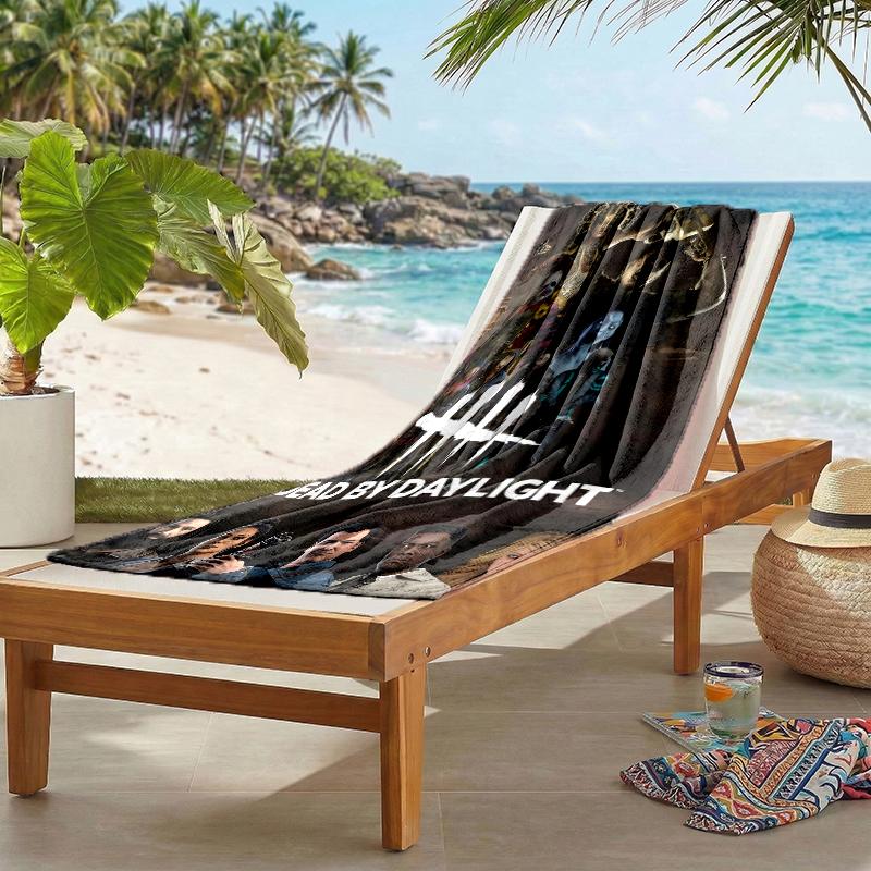 Dead Daylight Fashion Beach Towel: Ideal for Summer Adventures Soft, Absorbent and Quick Drying Suitable for Swimming and Bathing