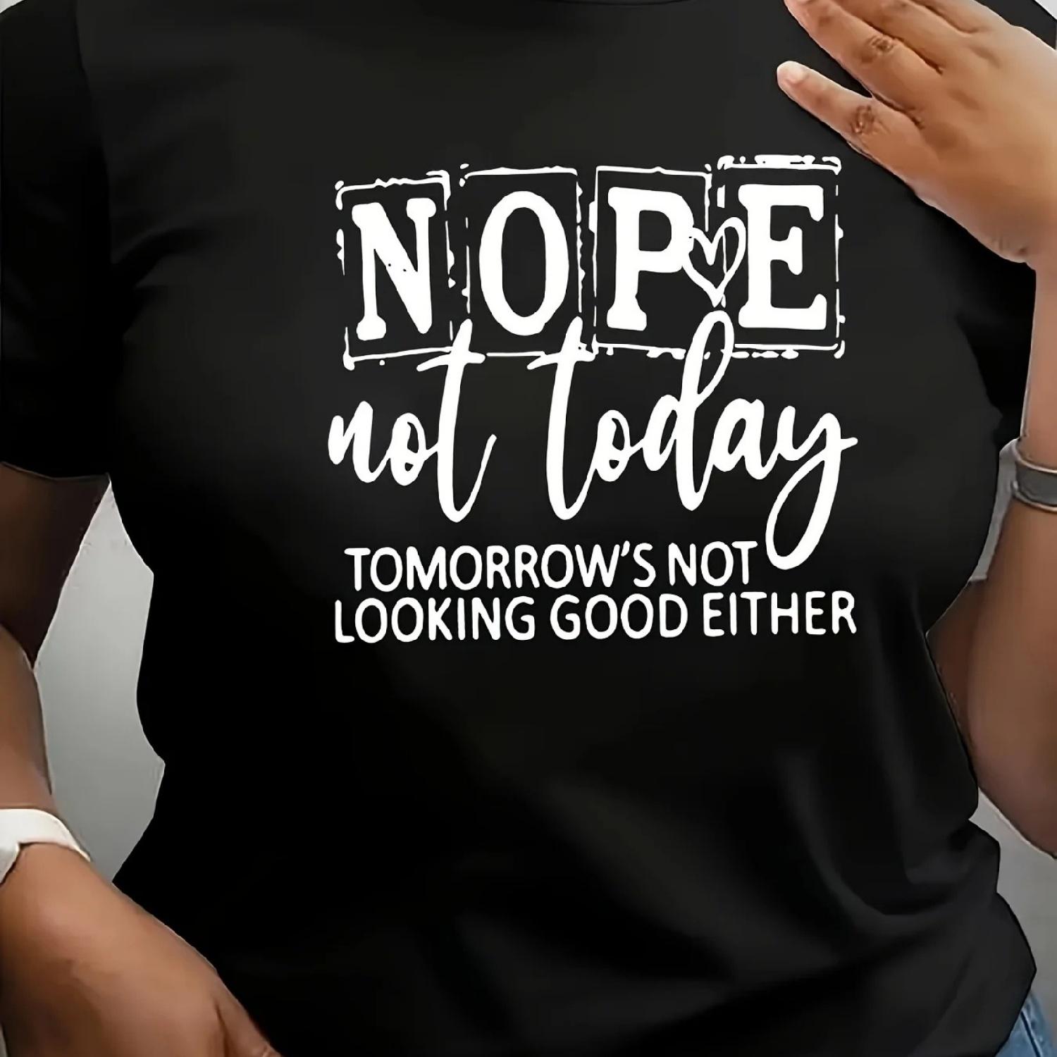 Features A Letter Print Design Saying Made From Knitted Fabric The Women S Casual Round Neck Short Sleeve T-Shirt S