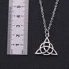 Teamer Witch Knot Pendant Necklace For Women Viking Irish Celticss Knot Magic Wicca Necklaces Jewelry Valentine Gifts Wholesale