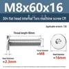 Yigu 304 Stainless Steel Thin Flat Head Torx Screw M2-M8 for Computer Machines