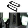 Carbon Fiber A-Pillar Air Vent Outlet Trim Cover For Jeep Grand Cherokee 2017-20