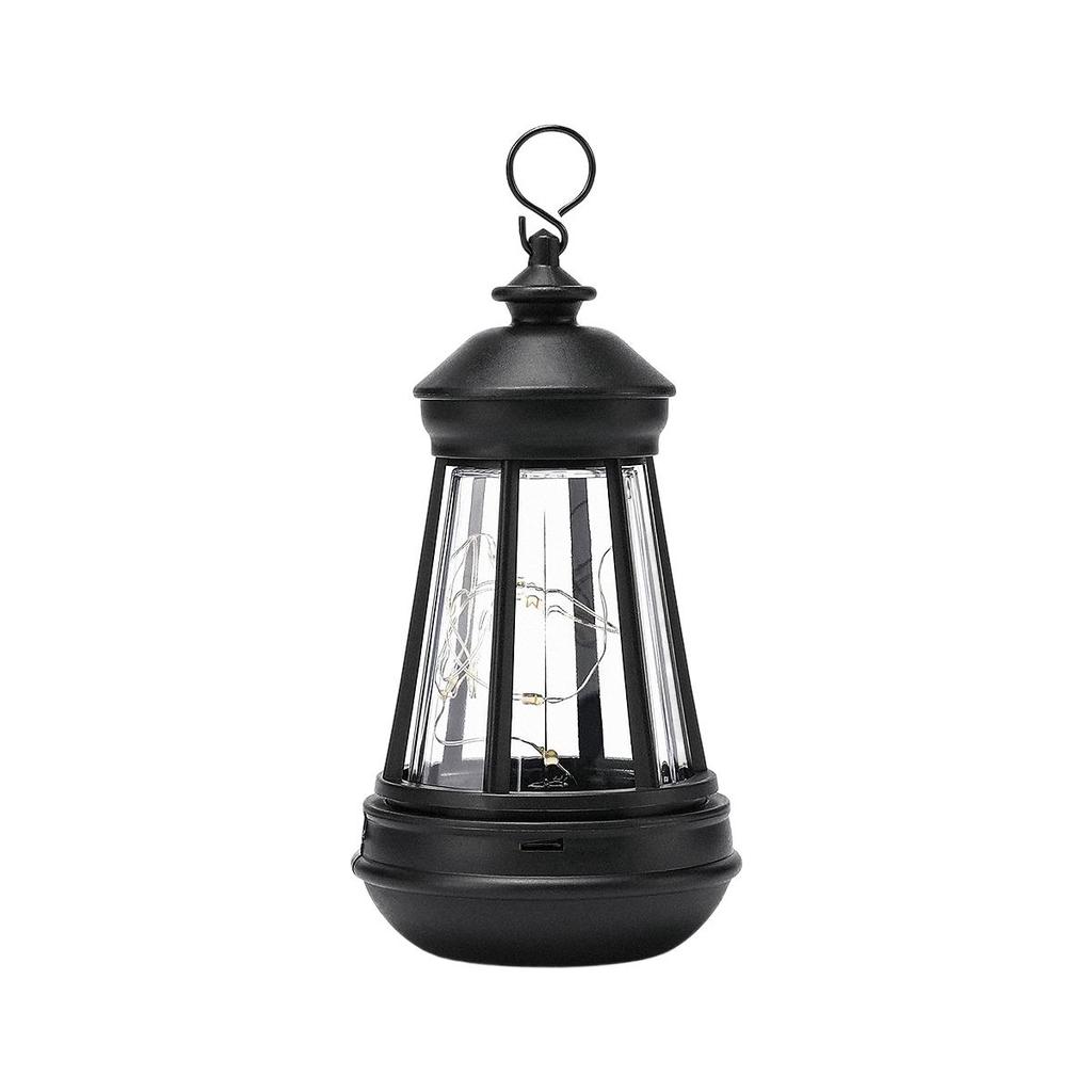 Retro Solar Lamp Warm White Landscape Lights Outdoor Waterproof Candles For Lanterns Courtyard String Garden Decorative Portable