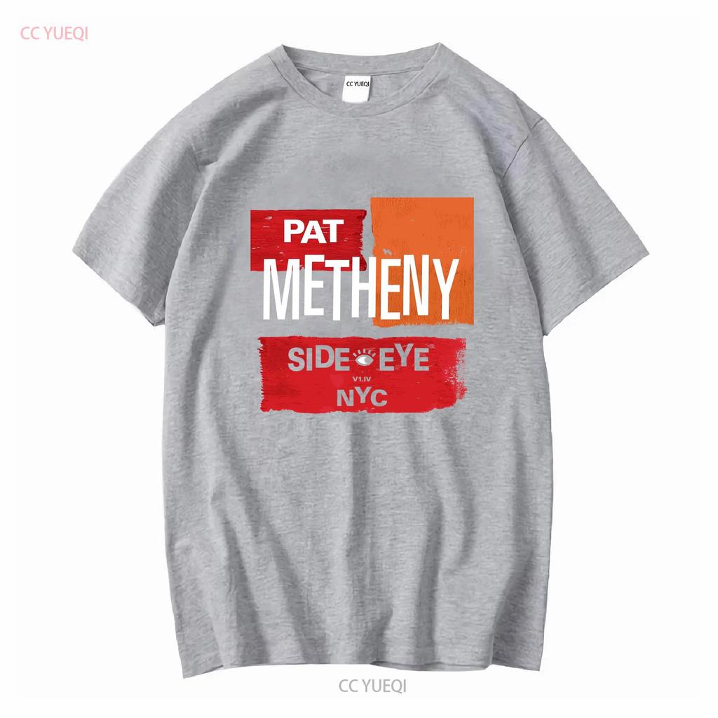 NEW Pat Metheny Side Eye For Man Women Black All Size T Shirt QQ1230 Vintage Washed Streetwear Slightly Soft Homme
