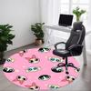 1pc Powerpuff Girls Characters Office Round Area Rug, Under Office Chairs Bedroom Living Room Home Decor  A1022184