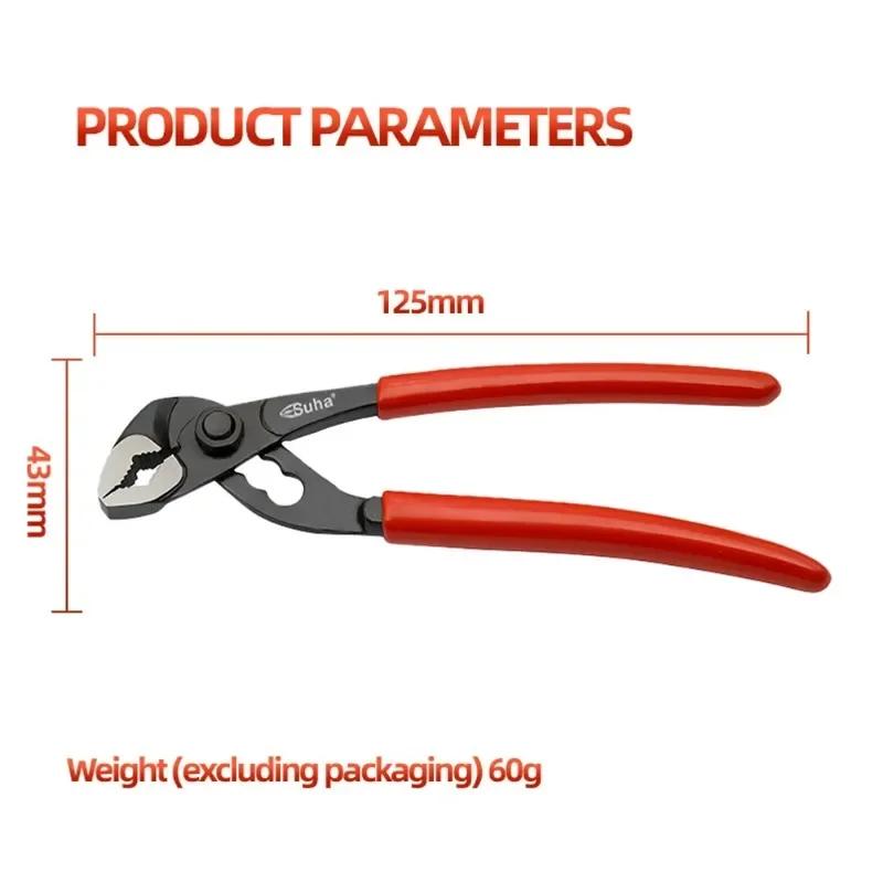 Crescent Adjustable Wrench Ultra-thin Shift Spanner Multifunctional Water Pipe Water Pump Pliers Portable Household Diy Maintenance Hand Repair Tool F