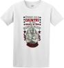 Men's Cotton Shirt Brantley Gilbert Act Cotton Twin Needle Sleeves and Hem White