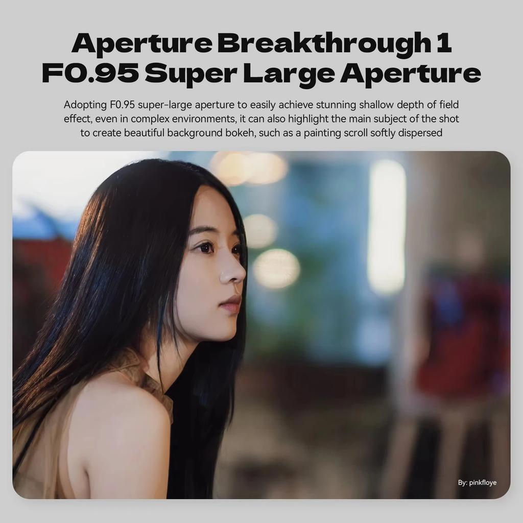 %^% Brightin Star 50mm F0.95 APS-C Mirrorless Digital Camera Lens Portrait for Sony E Fujifilm XF for Canon M Nikon Z for Cano