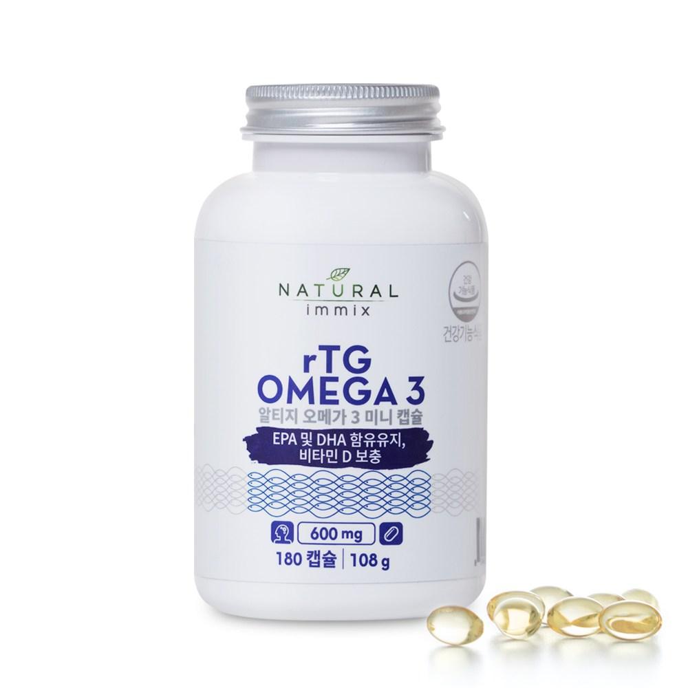 Natural E-Mix RTG Omega 3 Mini Capsules 180 Tablets 1 Pcs