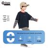 Little Elephant Hamm Boys' Faux Two-Piece Striped Long Sleeve T-Shirt