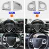 For Honda CRV CR-V 2012-2016 Interior Moldings Car Steering Wheel Function Switch Button Trim Cover Frame Refit Sticker