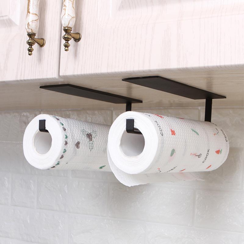 Punch-Free Carbon Steel Kitchen Paper & Dishcloth Holder