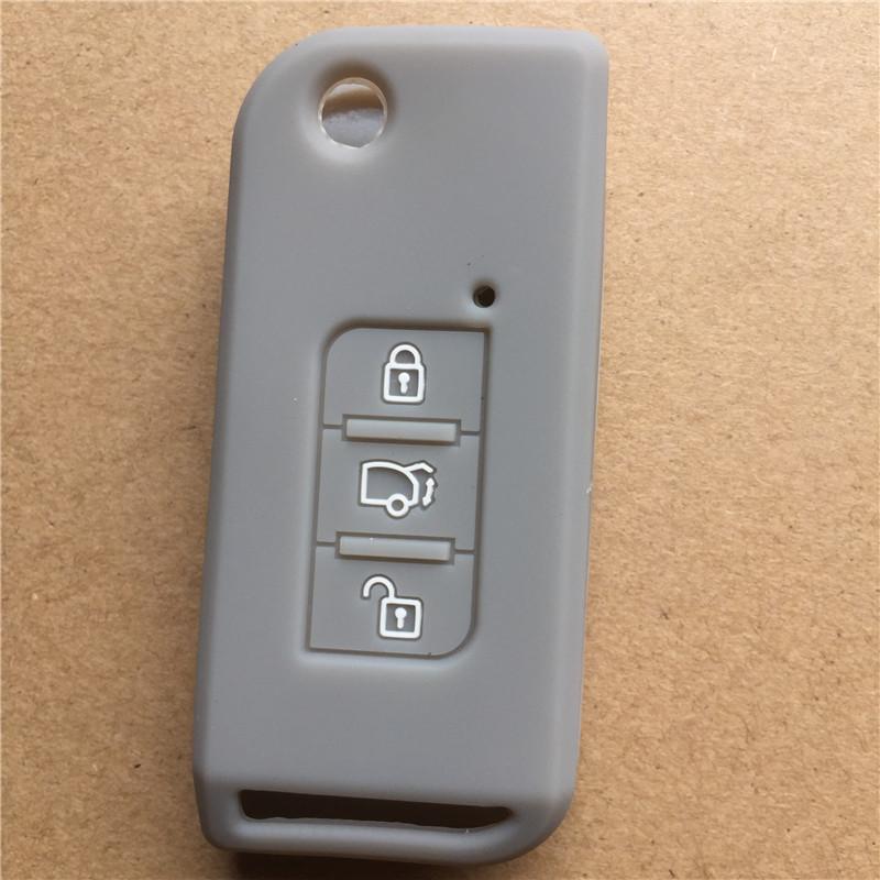 3 BUTTON Silicone key Case Cover for MAHINDRA key case cover