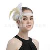 S popular European and American headband peacock feather headband bachelor dance banquet fringed rhinestone headdress