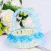 Hand-Woven Flower Lace Storage Basket Shopping Storage Hamper Basket  For Plant Home Wedding