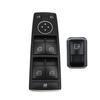 Power Window Control Switch Compatible with Mercedes Benz W166 X166 W156 W176 W264 C117 A B Class CLA GLA GLE GLS A1669054300 A2049058202(White)