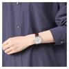 Casio DRESS Simple Belt Fashion Quartz Movement Genuine Leather Strap Japanese and Korean Watch Women's Watch White Dial LTP-VT01L-7B2