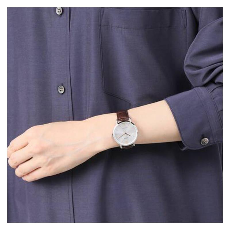 Casio DRESS Simple Belt Fashion Quartz Movement Genuine Leather Strap Japanese and Korean Watch Women's Watch White Dial LTP-VT01L-7B2