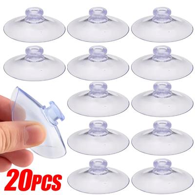 Pilzkopf-Saugnäpfe, transparent, PVC, selbstklebend, Saugnapfhalter, Haken zum Aufhängen, Home Organizer, Saugnäpfe, Fensterglas, Tischdekoration