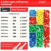 450/700/1250Pcs Insulated Cord Pin End Terminal Electrical Crimper  Tubular Terminal Block Connector Wire Terminal Kit