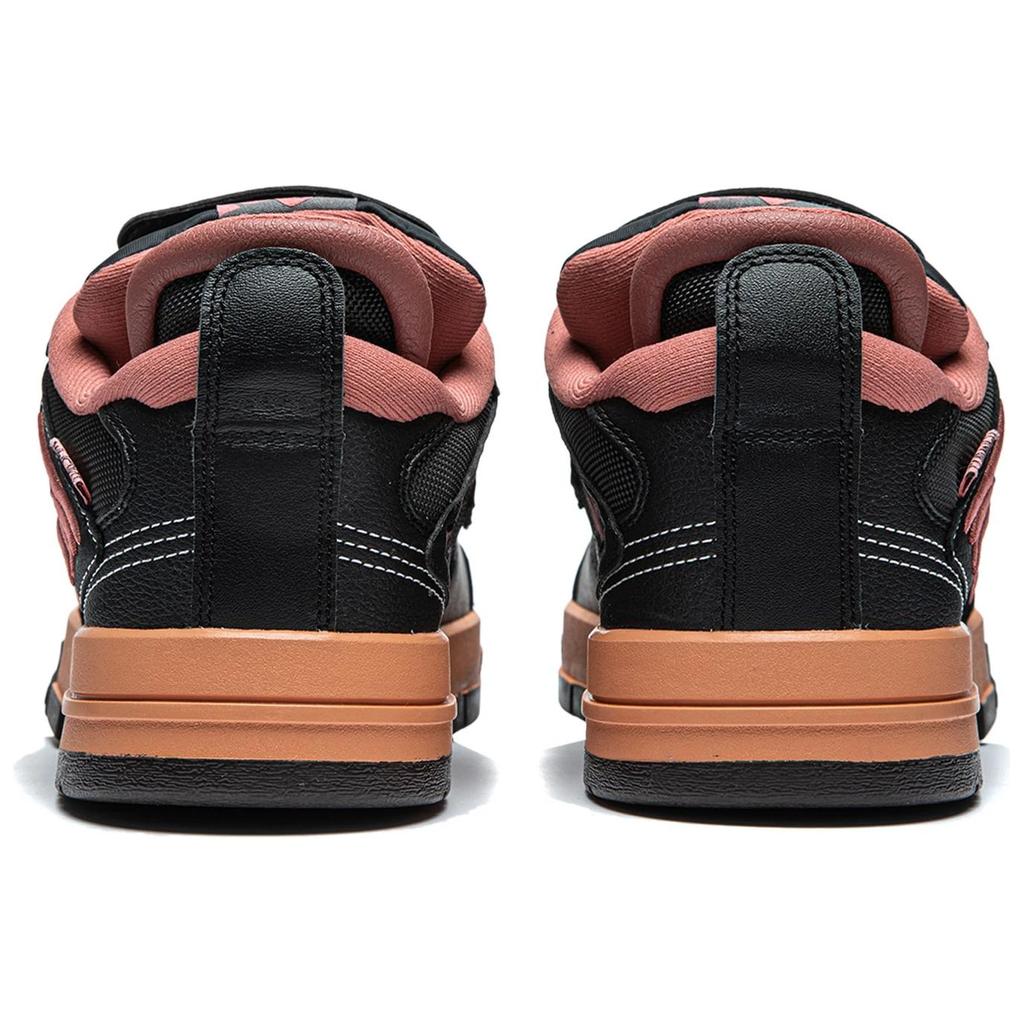 New LiNing Slip-Resistant Cushioning Low-Top Skateboard Shoes Men's Black AECU011-3