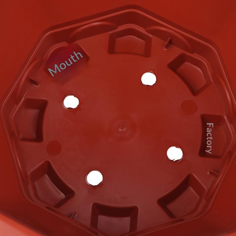 1Pc Hexagonal Plastic Flowerpot Reusable Bonsai Special Green Plant Classical Indoor Garden Decor Succulent Plants Planting