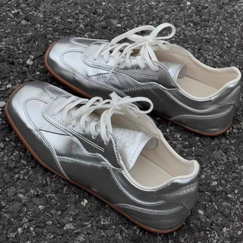 Forrest Gump Shoes Running Shoes Female Leather 2025 Spring Autumn Platform Sneakers Casual Trendy Women Board Shoes