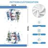 Festive Christmas Print Kitchen Towel & Dish Cloth Set