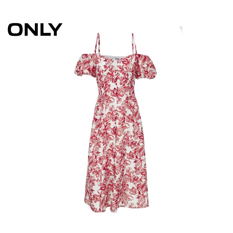 ONLY Women's Floral Print A-Line Midi Cami Dress