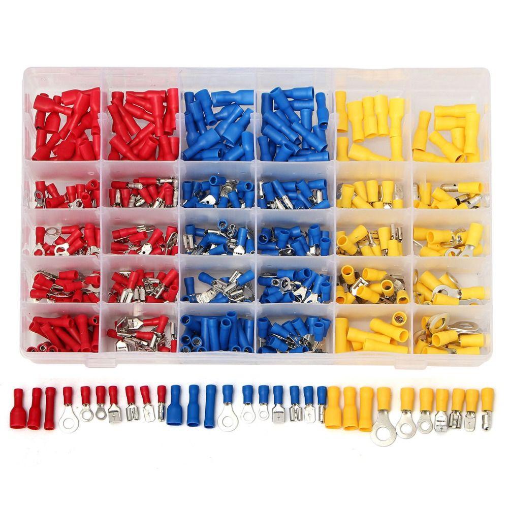 

480pcs Assorted Lug Kit Electrical Wire Terminals Premium Quality Male Female Cable Connector