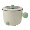 Electric Cooking Pot Multifunctional Non Stick Portable Mini Electric Hot Pot for Kitchen Dorm 1.8L EU Plug 220V