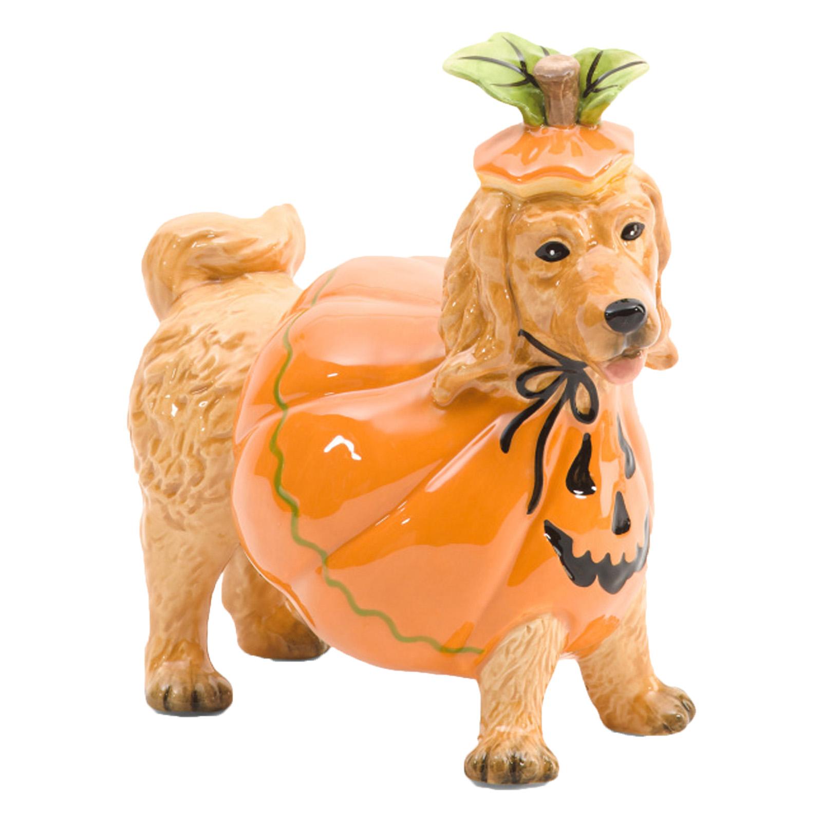 

Маленькая собачка в костюме тыквы, украшение на Хэллоуин, праздничный аксессуар, а также подходит в качестве подарка One Size