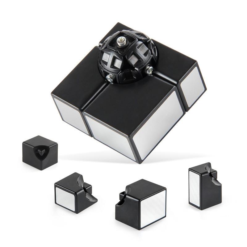 Silver P1686 Unique Twolayer Magic Cube For Kids Educational And Smooth Design