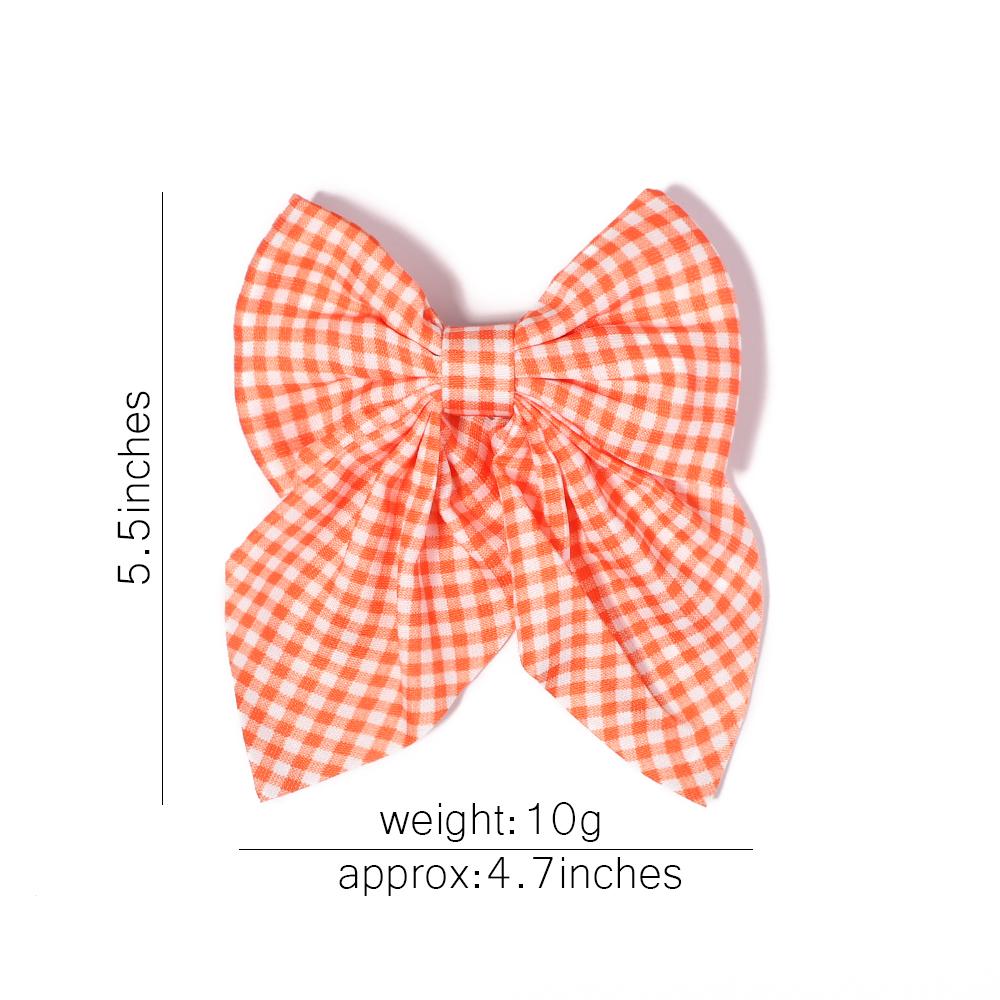 2Pcs/set Sweet Solid Bowknot Hair Clips for Women Girls Print Bows Hairpins Barrettes Duckbill Clip Headwear Hair Accessories