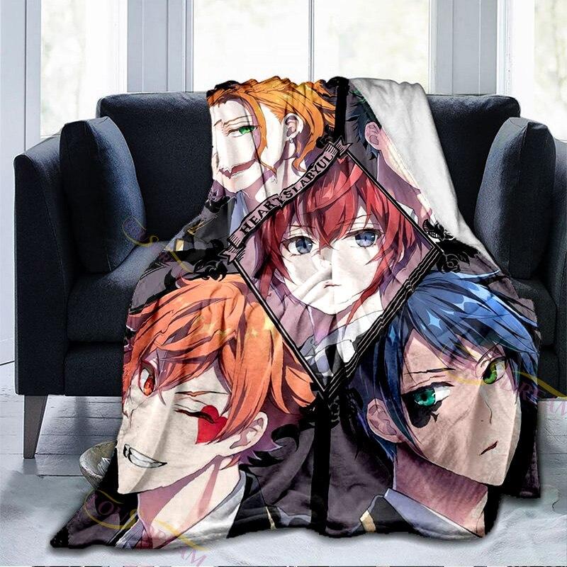 Cartoon Wonderland Blanket NRC School Adventure Game Series Flannel Throw Blanket for Couch Sofa Cozy Plush Blanket for Kids