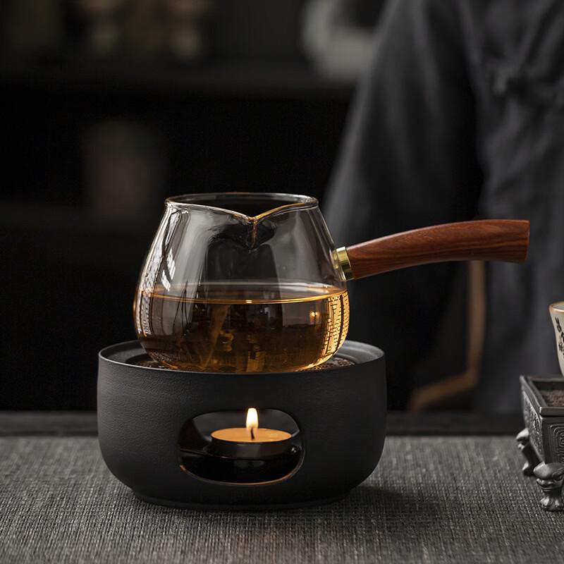 Deou Xingguang Zen Black Wave Tea Warmer Set