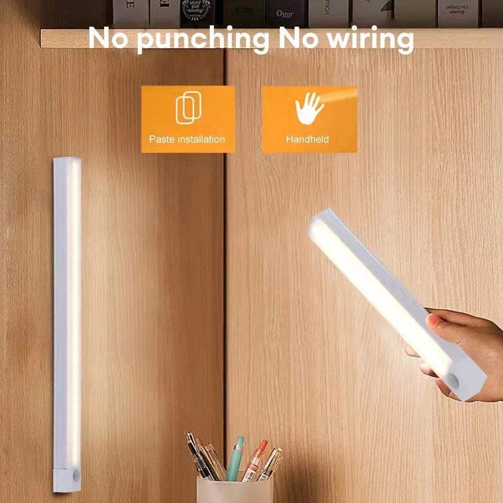 Led Light Motion Sensor Kitchen Corridor Home Decoration Decorate Portable Rechargeable Wireless Night PIR Charging USB Lights