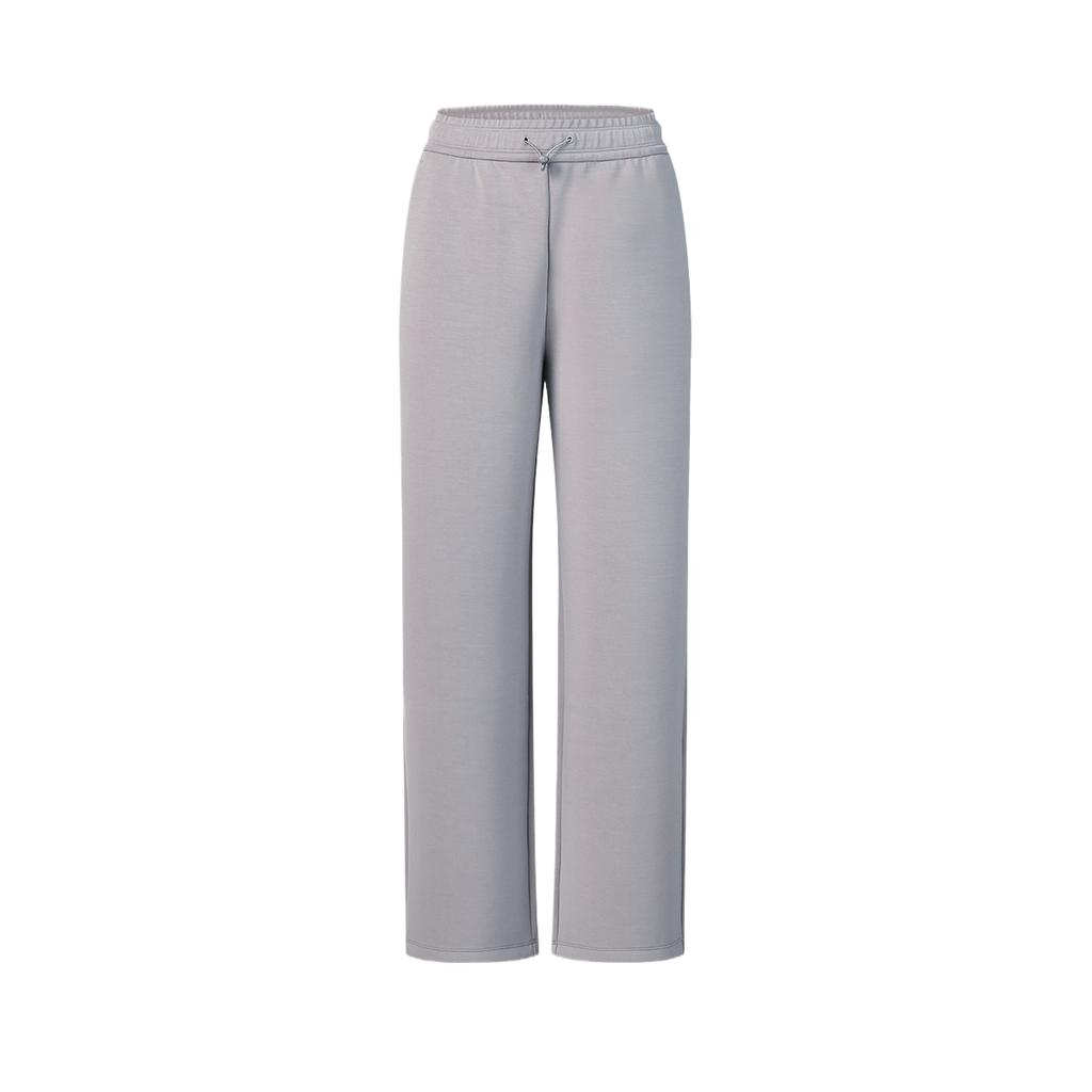 Fila Fitness Series Solid Color Drawstring Elastic Waist Knitted Sports Pants Women pants A11W621623FGY