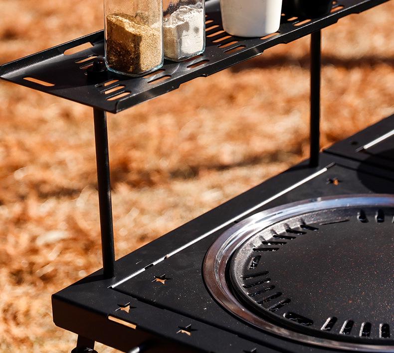 Tragbarer leichter Aluminium-Campingtisch - Faltbare taktische IGT BBQ-Tischplatte