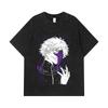 275 GSM Washed T-shirts 100% Cotton Tokyo Ghoul V2 Print Unisex Heavy Cotton T Shirt